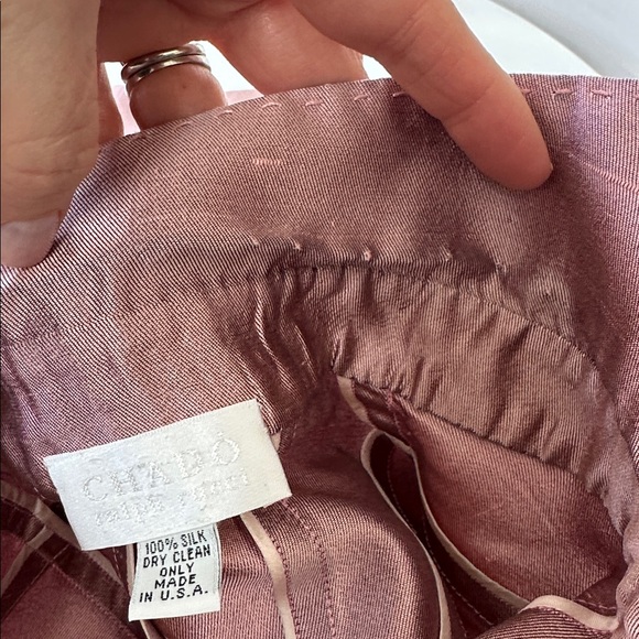 Chado Ralph Rucci Light Purple/Pink Vintage Silk Shantung Tunic M - Picture 10 of 11